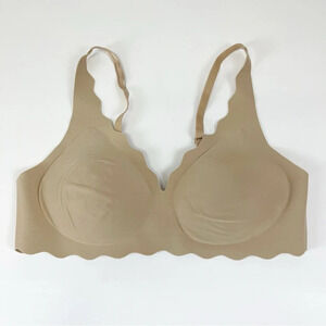 BTemptd Bra Womens Medium Beige Adjustable Straps Back Closure